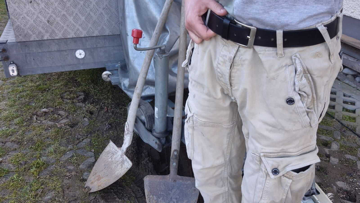 Bild: Gürtel auf einer Baustelle