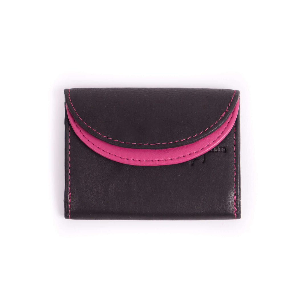 Bild: Kleine Geldbörse in Schwarz Pink