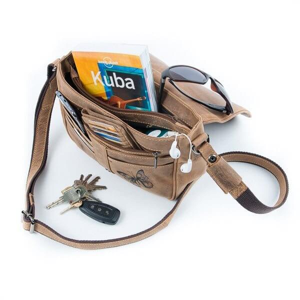 Bild: Schmetterling Tasche die Fächer voller Inhalte
